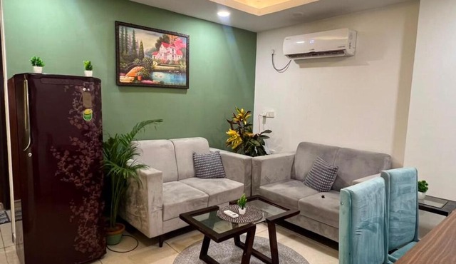 Luxury 1BHK Self Check-in Balcony View