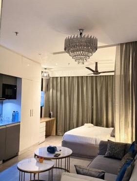Luxury Studio in Supernova Spira Tower Noida Sector 94 High Floor Balcony View