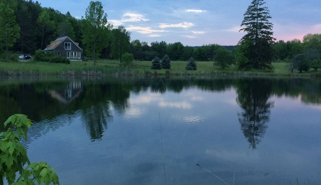 PondView Mountain Country House/Cabin on 70 acres with 5 Ponds in Spencer