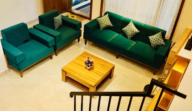 South Elegance Premium 1BR Retreat near Mahe or Tly in Tellicherry