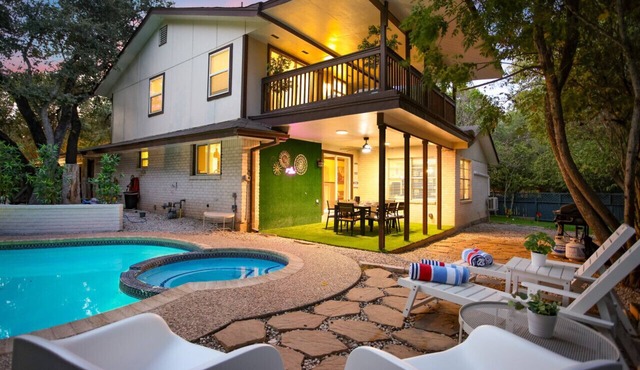 Spacious Fun-Filled Retreat with Pool and Hot Tub in San Antonio