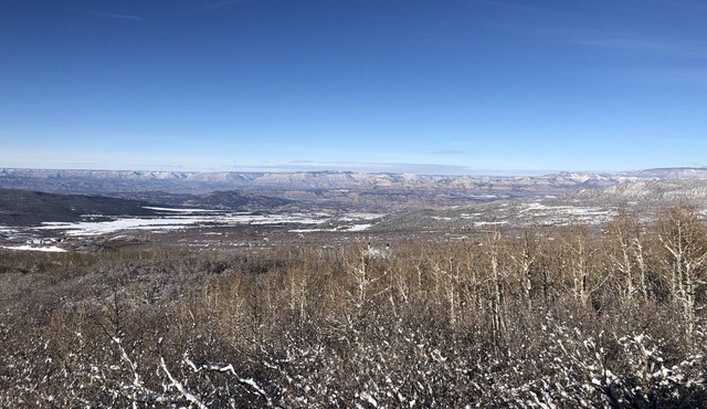 Staggering view from cozy cabin near Powderhorn Ski resort and the Grand Mesa! in Mesa