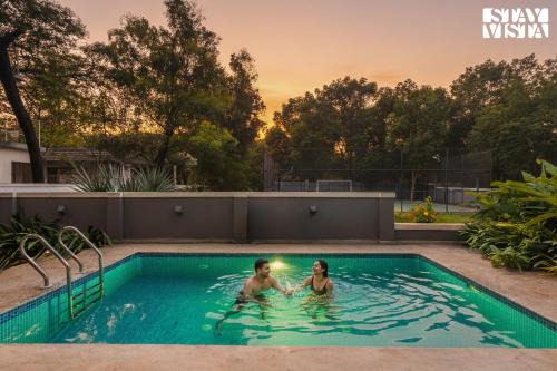 StayVista at Tranquil Crest with Pool & Lawn