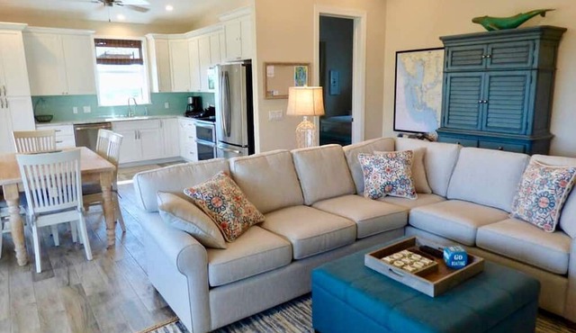 Stunning Beachfront Cottage with Gulf Views & Water Access on Little Gasparilla Island, Florida in Placida
