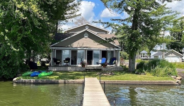 This charming lake cottage located in a peaceful, safe community right on the lake! in Jamestown
