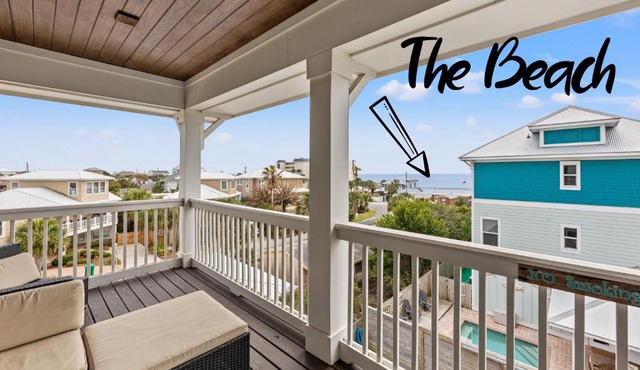 Three Master Bedrooms! Easy Beach Access! Gulf Views in Panama City Beach