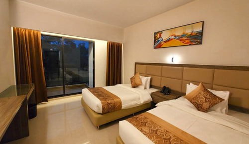 Standard Double or Twin Room, Balcony, Hill View