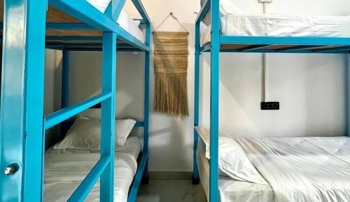 Basic Shared Dormitory, Balcony, Garden View