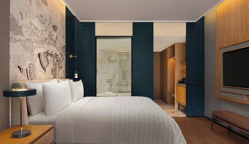 Deluxe Room, 1 King Bed, Mountain View