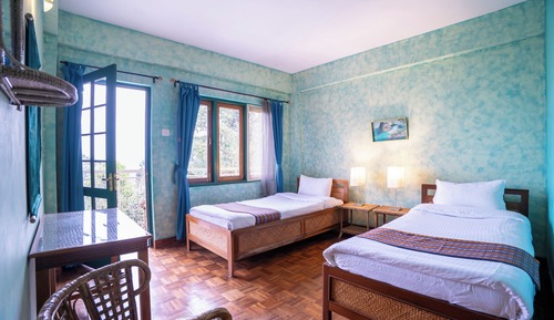 Twin Room, Balcony, City View