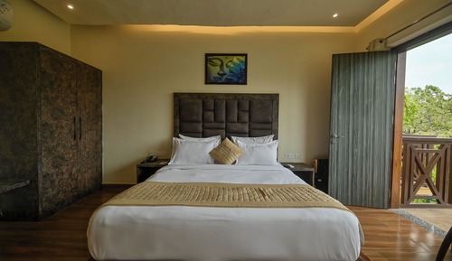 Double Room, Balcony, Garden View