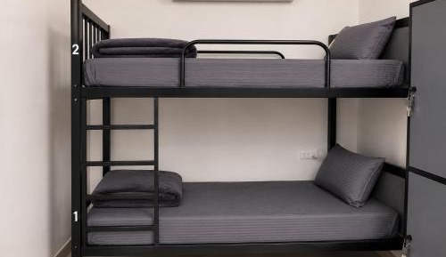 Bed in Male Dormitory Room