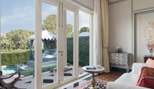 Raffles Oasis Suite: Bottle of wine| Complimentary Airport Pickup and Drop| 15% off on F&B, Spa| Chef special arrival amenities| yoga, sacred Morning & Evening Aarti| Daily Tea, curated walk, bird watching, folk dance,Pottery,Mehendi, Astrology