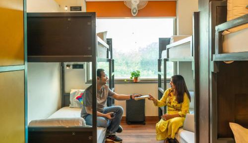 Bed in 6 Bed Mixed AC Dormitory Room with Ensuite Bathroom