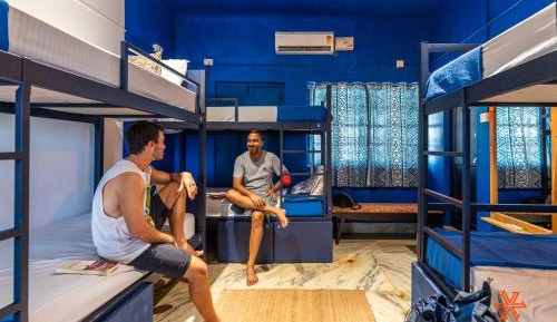 Bed in 6 Bed Mixed Dorm (with AC)