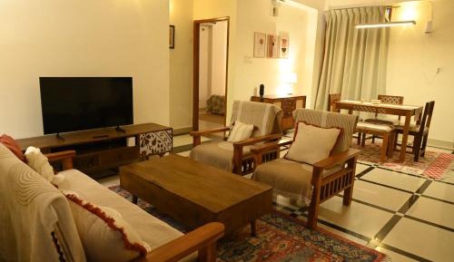 Three-Bedroom Premium Apartment with Balcony