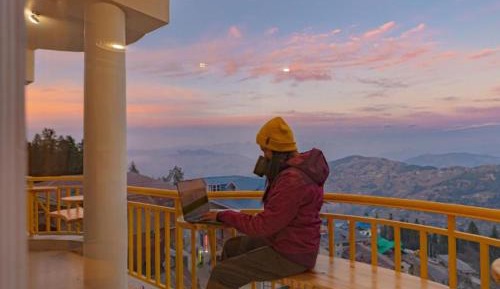  Deluxe Quadruple Room with Balcony and Mountain View