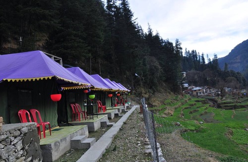 Jogindarnagar Bed & Breakfast | Barot Waterfall Camps And Domes
