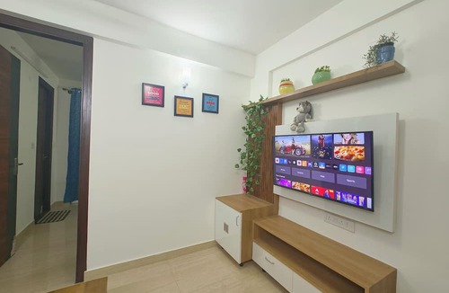 Agara Apartment | Peaceful 1BHK with Balcony, Wifi