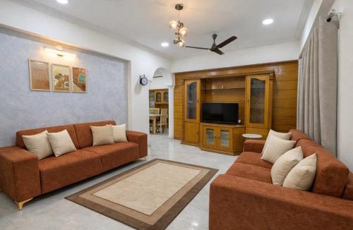 Madhapur Apartment | Vintage 3BHK Near Capital Park & Rameswaram-Cafe 201