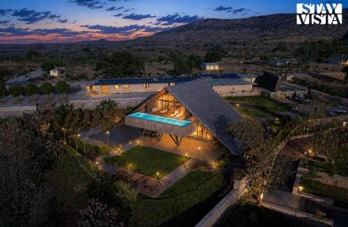 Nashik Villa | StayVista at Sunset Crest with Infinity Pool, Lawn
