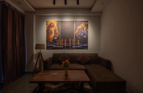 Chhatarpur Apartment | Projector Couple Friendly 1bhk Aashiyana
