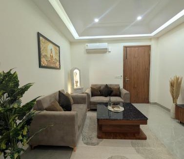 Jharsa Village Apartment | Private Luxury 1BHK Suite in a serviced apartment