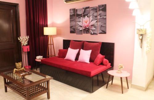 Greater Kailash Apartment | Air Purifier - Premium 2BHK Suite with 2 patios 13