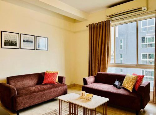 BluO Lake View 1BHK New Town - Terrace Garden