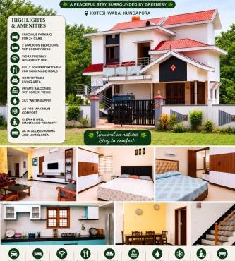 Private Villa 2 BHK fully furnished