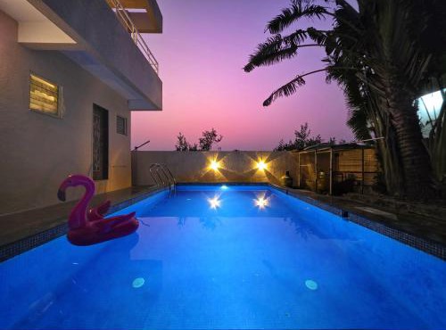 ll EMPYREAN STAYS ll SUPREME VILLA II 3BHK II AC II PVT POOL II MINI BAR