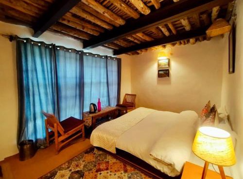 The Nomad's Cottage-Losar , nearest hotel stay to visit Chandra Tal - Lake , in Spiti Valley